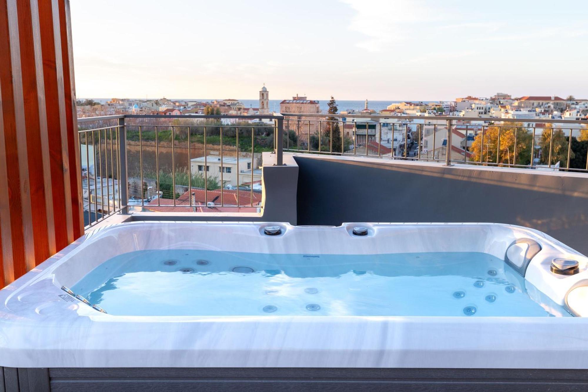 Anele Luxury - Roof Jacuzzi Leilighet Khania