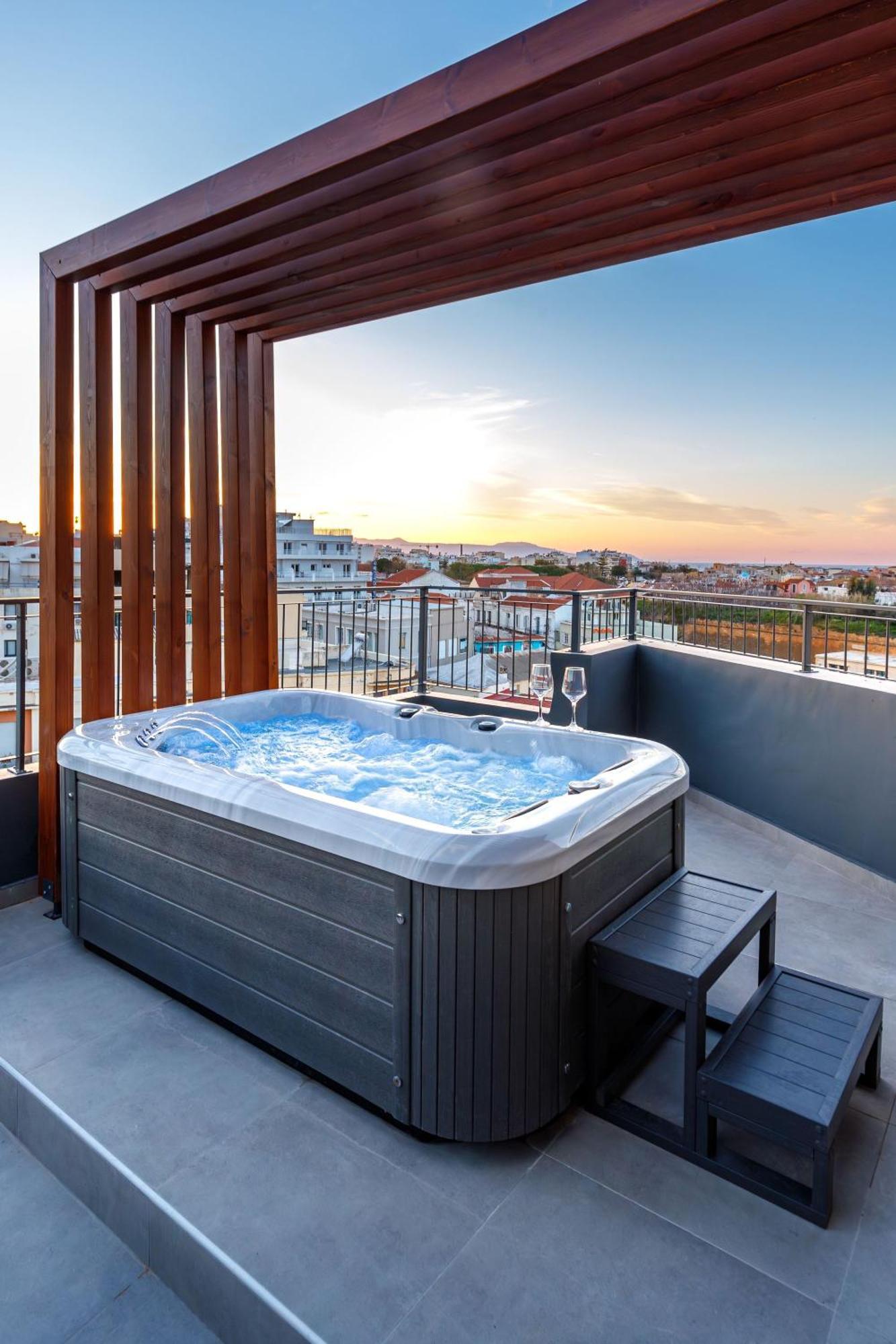Anele Luxury - Roof Jacuzzi Leilighet Khania