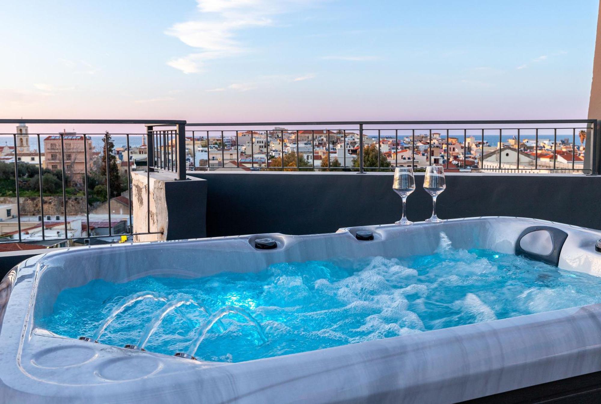 Anele Luxury - Roof Jacuzzi Leilighet Khania
